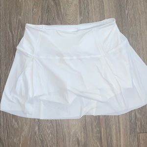 White Lululemon tennis skirt